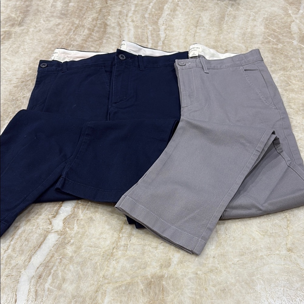 Bundle (3) Crewcuts Chinos Cotton Blend Pants
